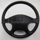 JDM EK3 Civic ViRS Black Leather Steering Wheel